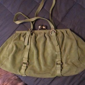 Beautiful Nordstrom suede doctor bag purse